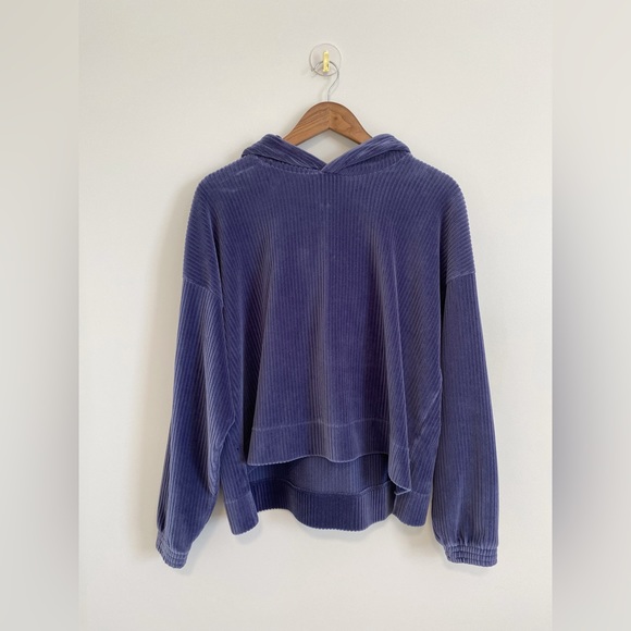 aerie | Groove-On Velour Hoodie - Picture 2 of 8